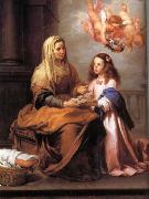 Bartolome Esteban Murillo St Anne and the small Virgin Mary oil painting artist
